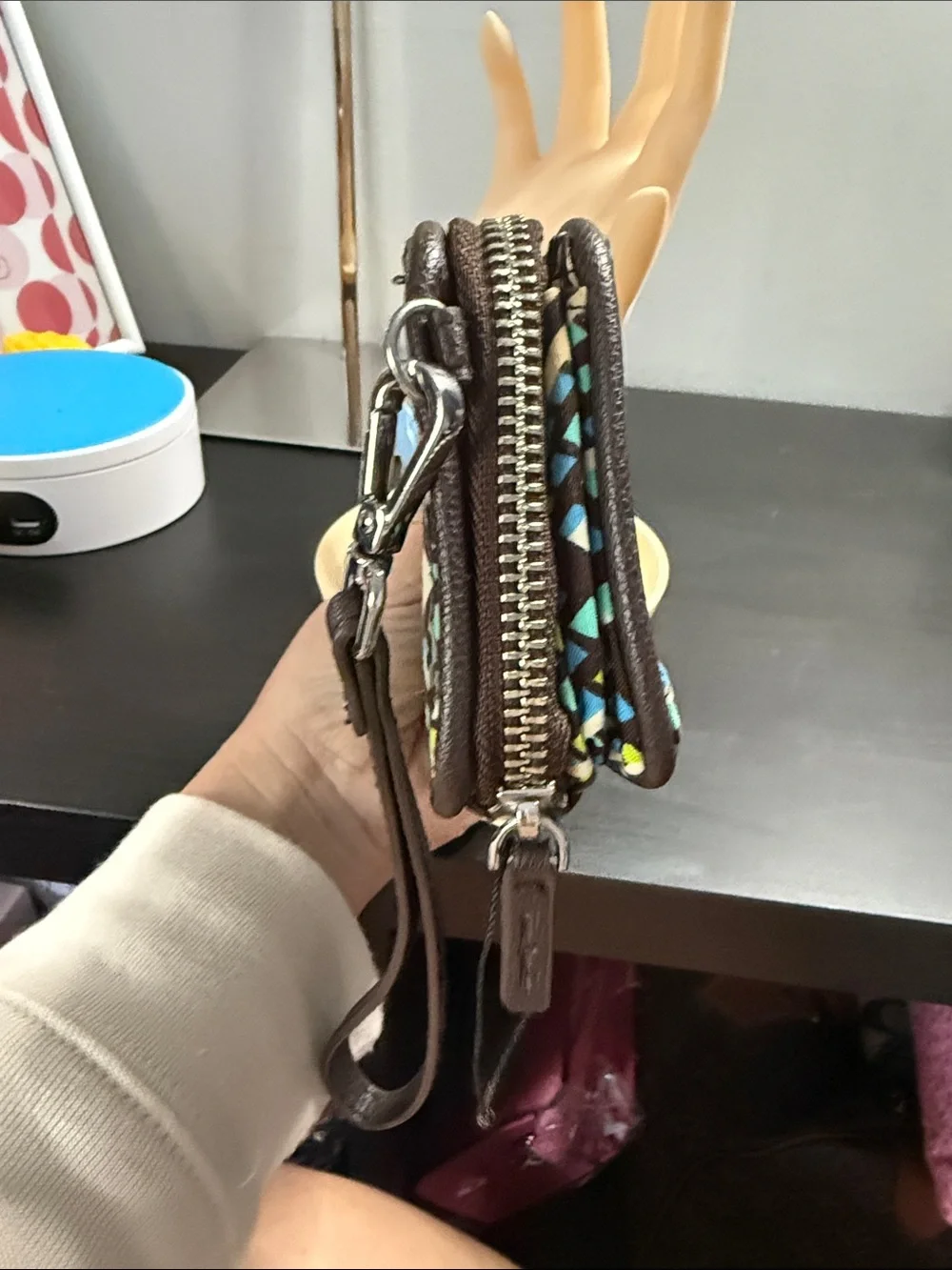 Vera Bradley RFID Georgia Wristlet Wallet Like New